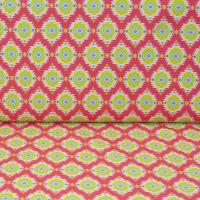 Hilco Jersey Tapis Ethno Rauten rosa